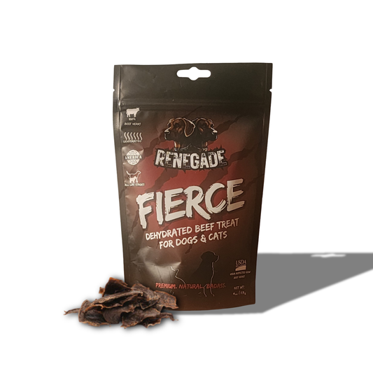 RENEGADE Fierce - Dehydrated Beef Heart (4oz)