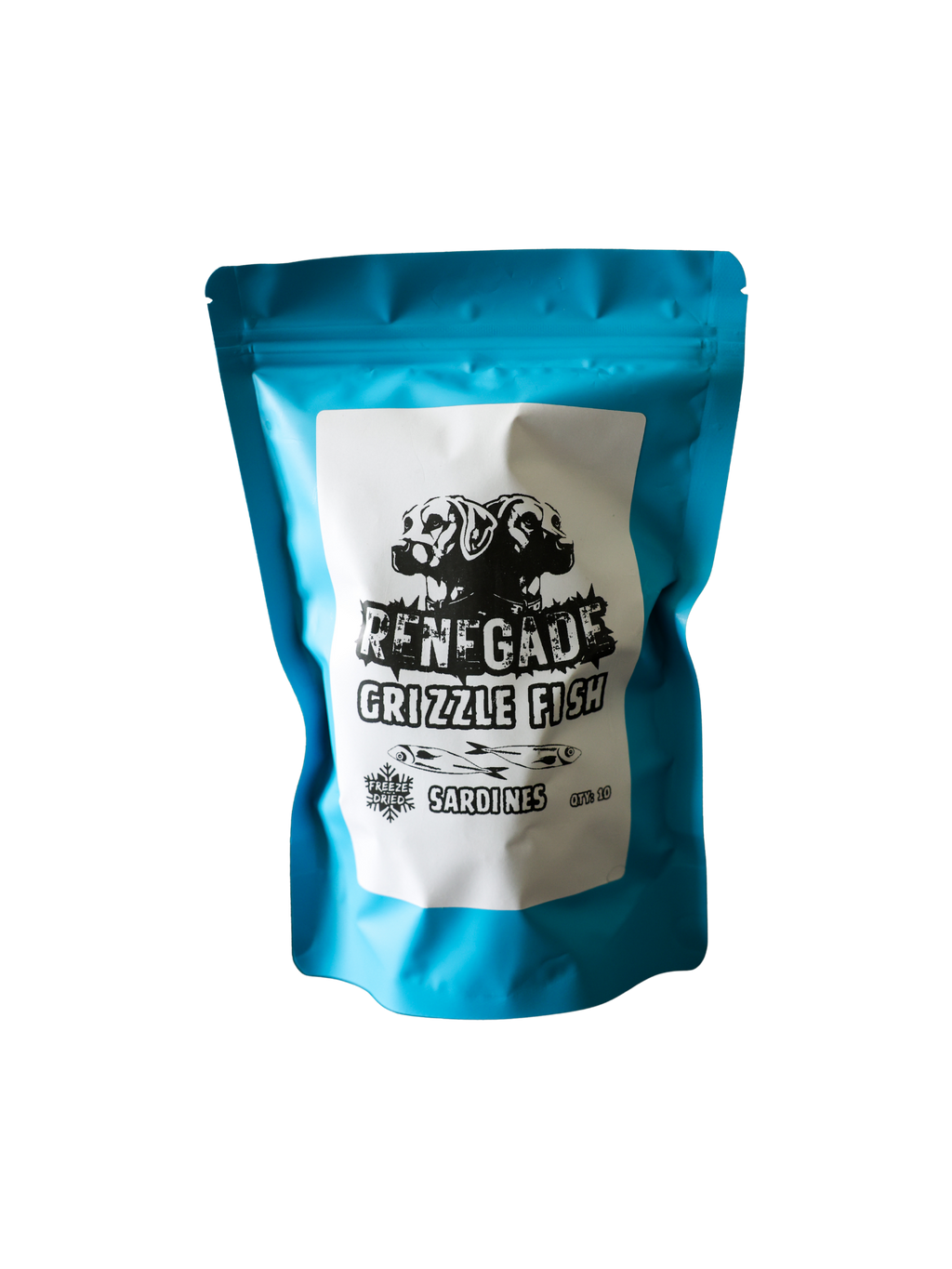 RENEGADE Grizzle Fish - Freeze-Dried Sardines (Qty:10)