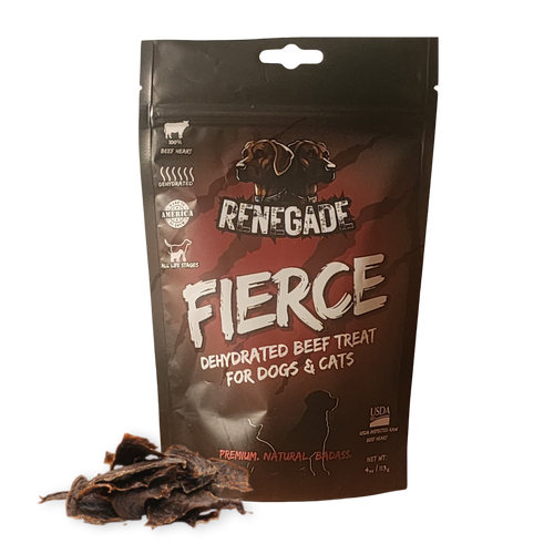 RENEGADE Fierce - Dehydrated Beef Heart (4oz)
